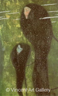 Nymphs (Silver Fish) by Gustav  Klimt