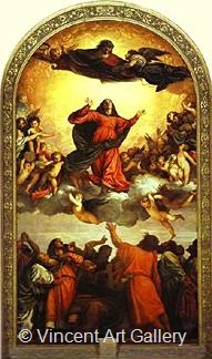 Assumption of the Virgin (Assunta) by Tiziano  Vecellio
