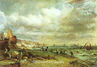 Chain Pier, Brighton by John  Constable