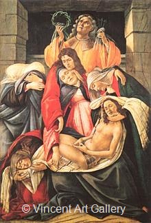Lamentation over the Dead Christ by Sandro  Botticelli