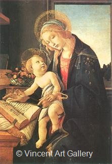 Madonna del Libro by Sandro  Botticelli