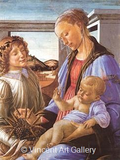 Madonna of the Eucharist by Sandro  Botticelli